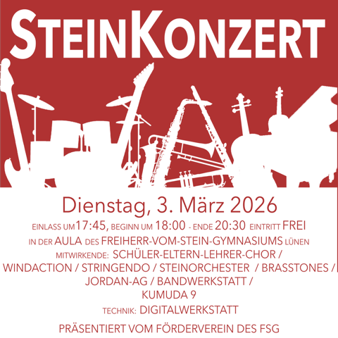 Vorankündigung für das Steinkonzert Image