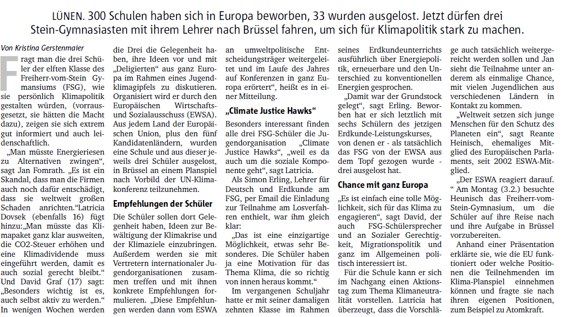 Artikel Ruhr Nachrichten