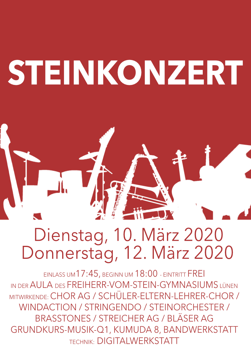 Einladung zum Stein-Konzert 2020
