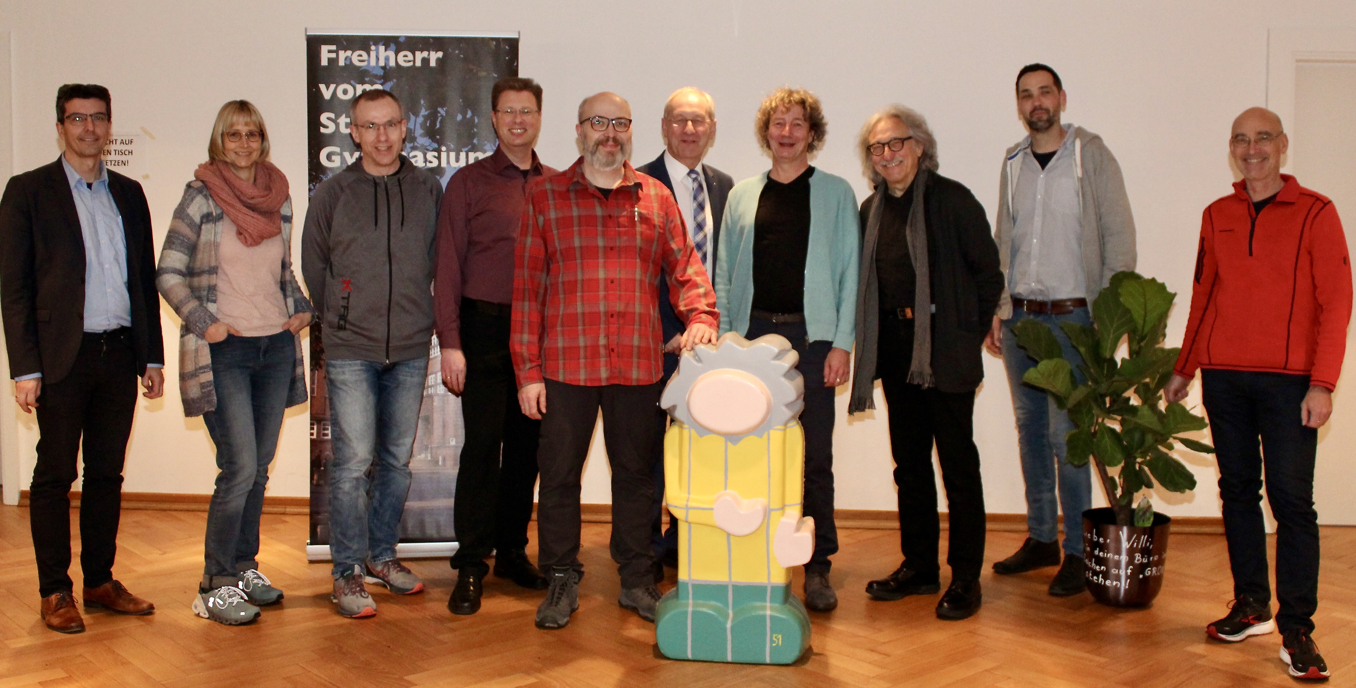 Erweiterete Schulleitung bei der Ernennung