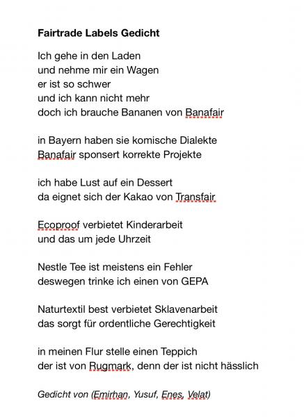 Gedicht-Fair-Trade